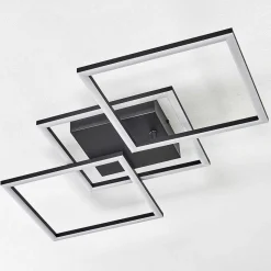 Plafonnier Obo Led Noir, 1 Lumiere