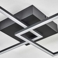 Plafonnier Obo Led Noir, 1 Lumiere