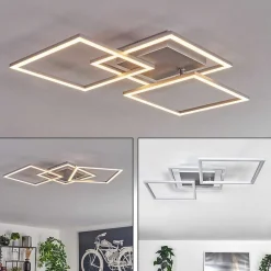 Plafonnier Obo Led Titane, 1 Lumiere