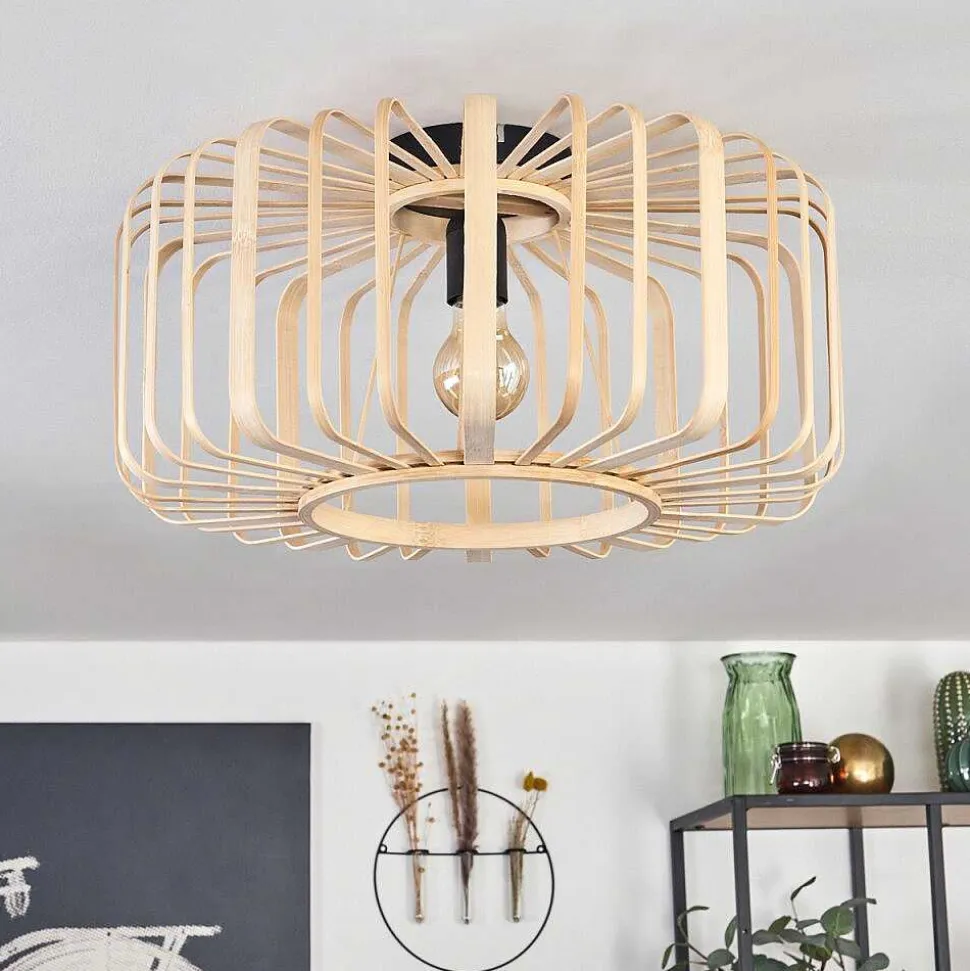 Plafonnier Oravi Bois Clair, 1 Lumiere