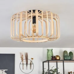 Plafonnier Oravi Bois Clair, 1 Lumiere