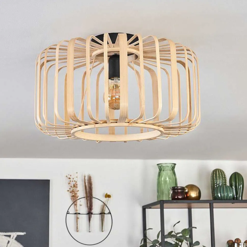Plafonnier Oravi Bois Clair, 1 Lumiere