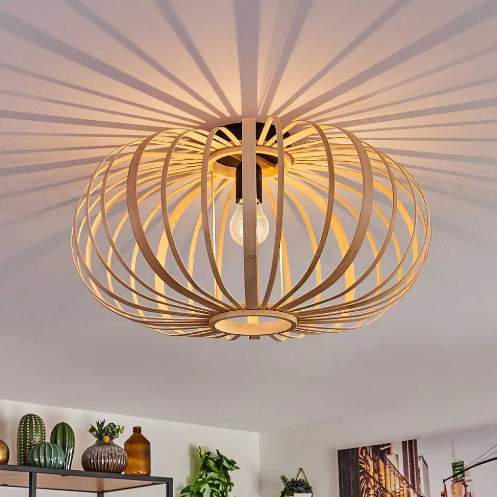 Plafonnier Oravi Bois Clair, 1 Lumiere