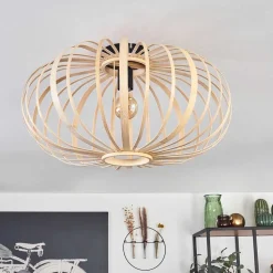 Plafonnier Oravi Bois Clair, 1 Lumiere