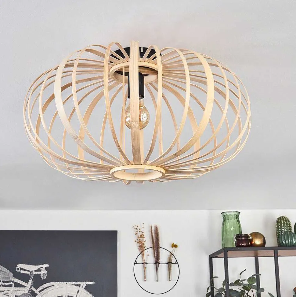 Plafonnier Oravi Bois Clair, 1 Lumiere