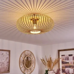 Plafonnier Oravi Bois Clair, 1 Lumiere