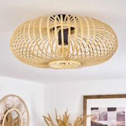 Plafonnier Oravi Bois Clair, 1 Lumiere