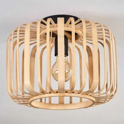 Plafonnier Oravi Bois Clair, 1 Lumiere
