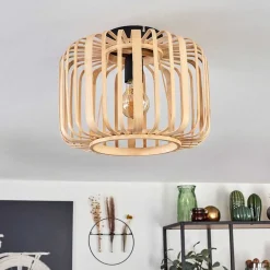Plafonnier Oravi Bois Clair, 1 Lumiere