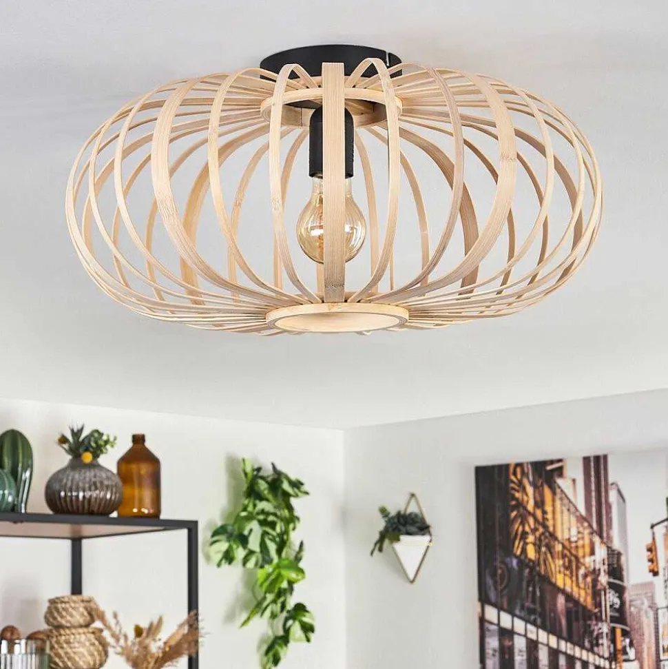 Plafonnier Oravi Bois Clair, 1 Lumiere