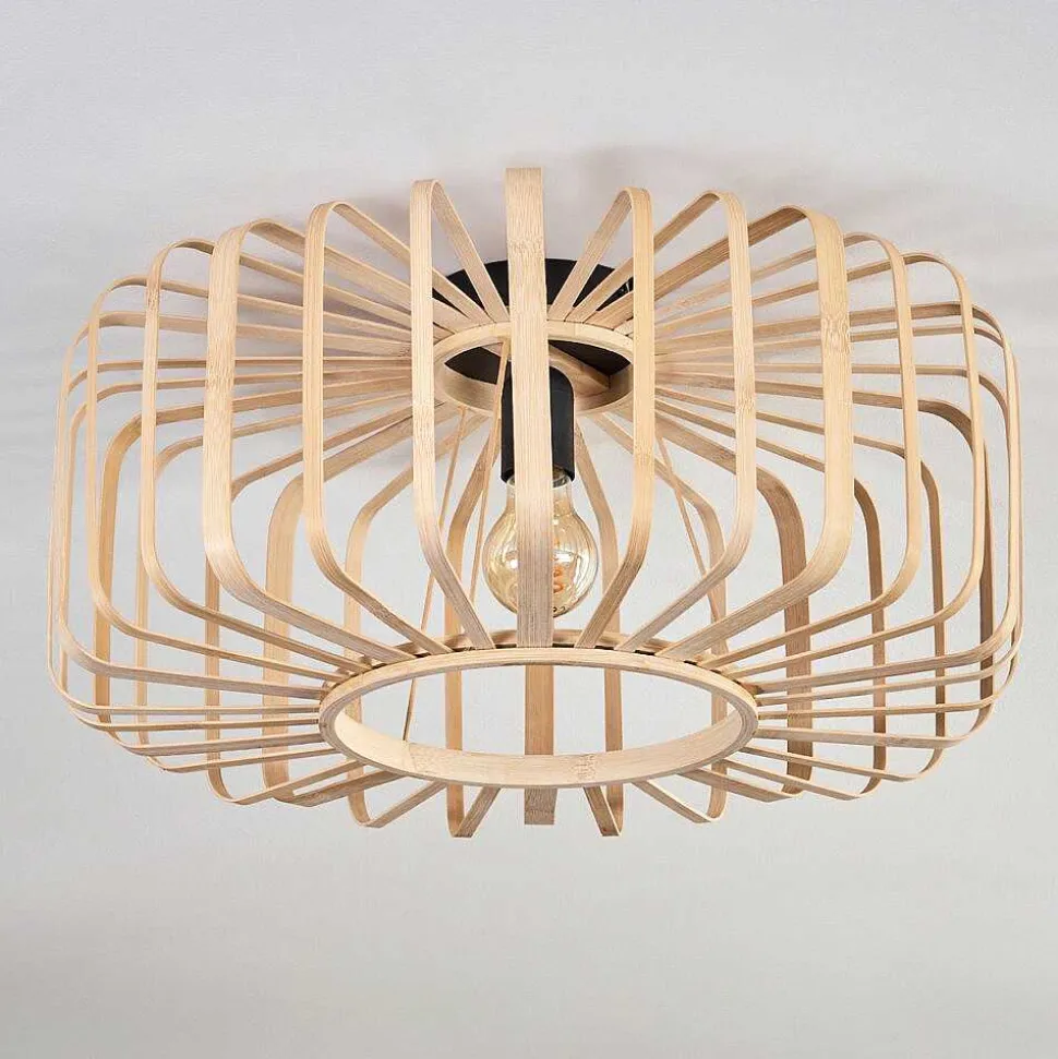 Plafonnier Oravi Bois Clair, 1 Lumiere