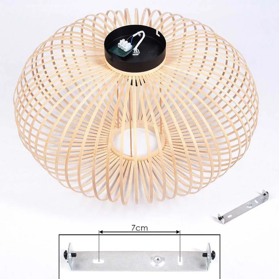 Plafonnier Oravi Bois Clair, 1 Lumiere