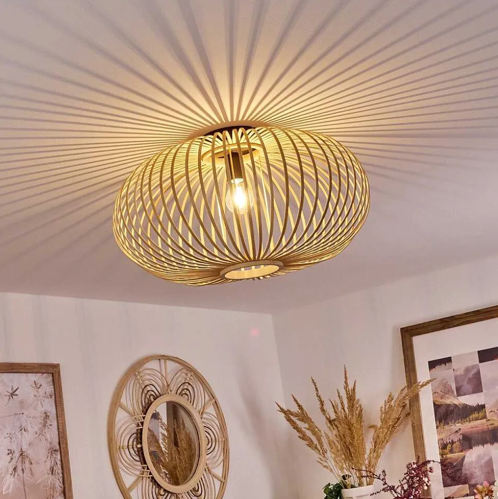 Plafonnier Oravi Bois Clair, 1 Lumiere