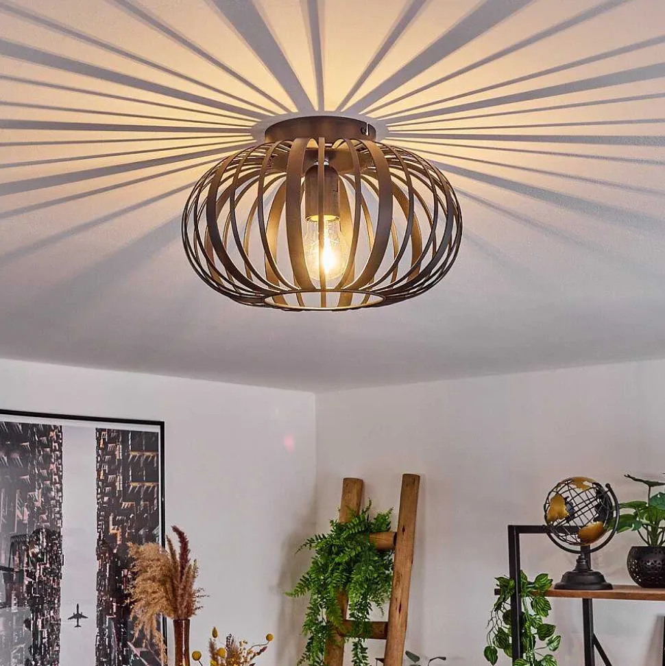Plafonnier Oravi Noir, 1 Lumiere