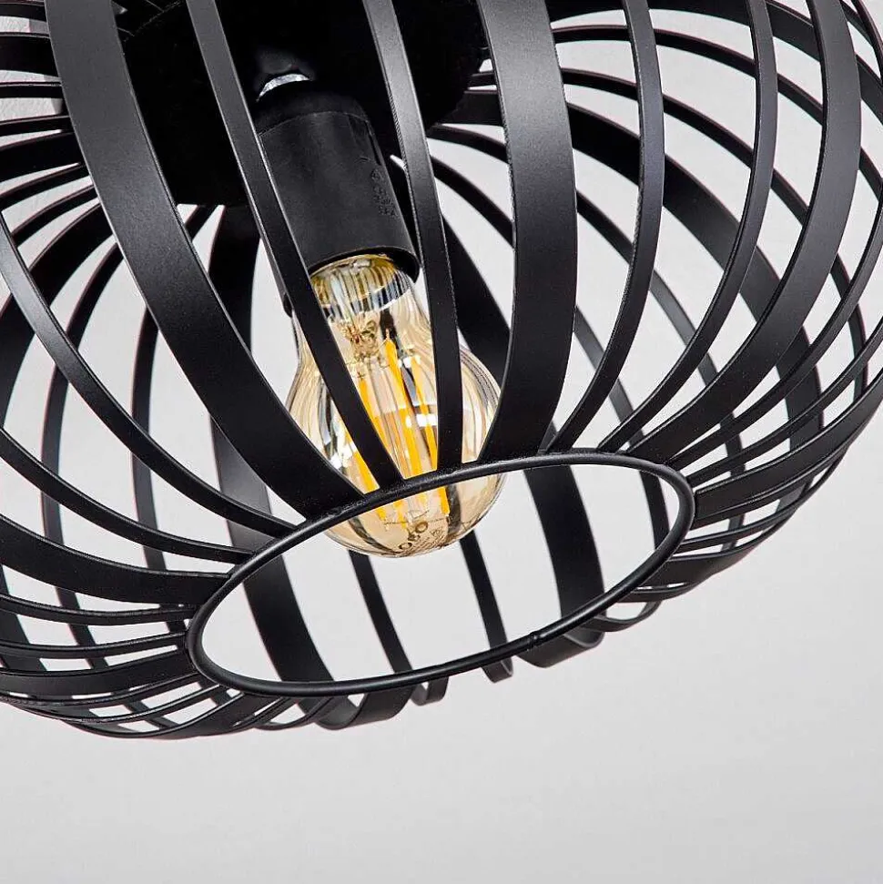 Plafonnier Oravi Noir, 1 Lumiere