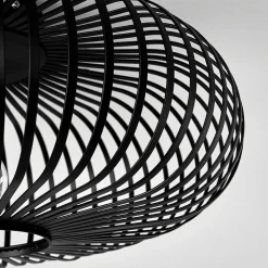 Plafonnier Ovari Noir, 1 Lumiere