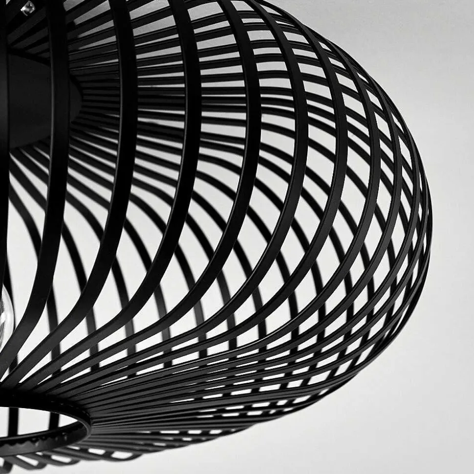 Plafonnier Ovari Noir, 1 Lumiere