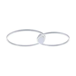 Plafonnier Paul Neuhaus Q-Kate Led Aluminium, 1 Lumiere, Telecommandes