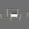 Plafonnier Paul Neuhaus Q-Asmin Led Noir, 1 Lumiere, Telecommandes