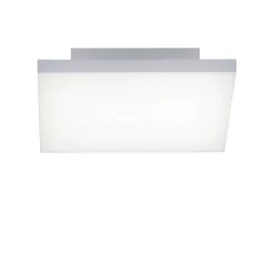 Plafonnier Paul Neuhaus Q-Flag Led Blanc, 1 Lumiere, Telecommandes, Changeur De Couleurs