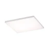 Plafonnier Paul Neuhaus Q-Flag Led Blanc, 1 Lumiere, Telecommandes, Changeur De Couleurs