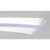 Plafonnier Paul Neuhaus Q-Riller Led Chrome, 2 Lumieres, Telecommandes, Changeur De Couleurs