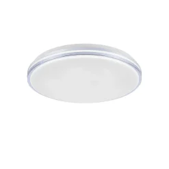 Plafonnier Paul Neuhaus Q-Benno Led Chrome, 1 Lumiere, Telecommandes