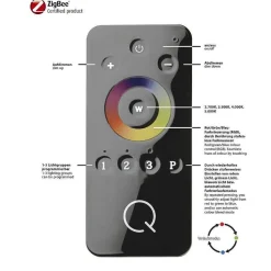 Plafonnier Paul Neuhaus Q-Nemo Led Aluminium, 8 Lumieres, Telecommandes, Changeur De Couleurs
