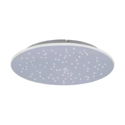 Plafonnier Paul Neuhaus Q-Nightsky Led Aluminium, 1 Lumiere, Telecommandes