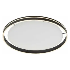 Plafonnier Paul Neuhaus Q-Vito Led Anthracite, 1 Lumiere, Telecommandes