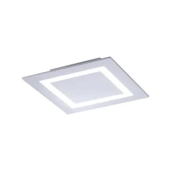 Plafonnier Paul Neuhaus Q-Miran Led Aluminium, 1 Lumiere, Telecommandes, Changeur De Couleurs