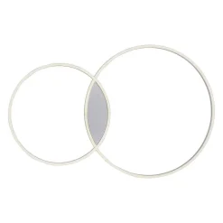 Plafonnier Paul Neuhaus Q-Kate Led Aluminium, 1 Lumiere, Telecommandes