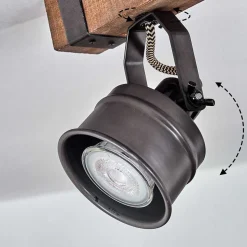 Plafonnier Pehefito Noir, 3 Lumieres