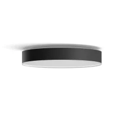 Plafonnier Philips Hue Enrave Led Noir, 1 Lumiere, Telecommandes