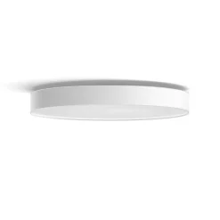 Plafonnier Philips Hue Enrave Led Blanc, 1 Lumiere, Telecommandes