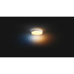 Plafonnier Philips Hue Enrave Led Blanc, 1 Lumiere, Telecommandes