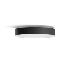 Plafonnier Philips Hue Enrave Led Noir, 1 Lumiere, Telecommandes