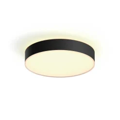 Plafonnier Philips Hue Enrave Led Noir, 1 Lumiere, Telecommandes