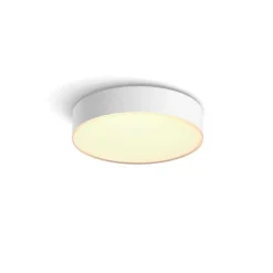 Plafonnier Philips Hue Enrave Led Blanc, 1 Lumiere, Telecommandes