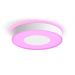 Plafonnier Philips Hue Infuse Led Blanc, 1 Lumiere, Changeur De Couleurs