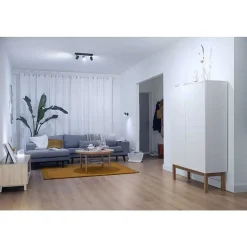 Plafonnier Philips Wiz Imageo Led Noir, 3 Lumieres