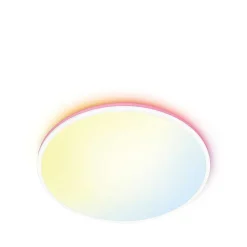Plafonnier Philips Wiz Rune Led Blanc, 1 Lumiere, Changeur De Couleurs