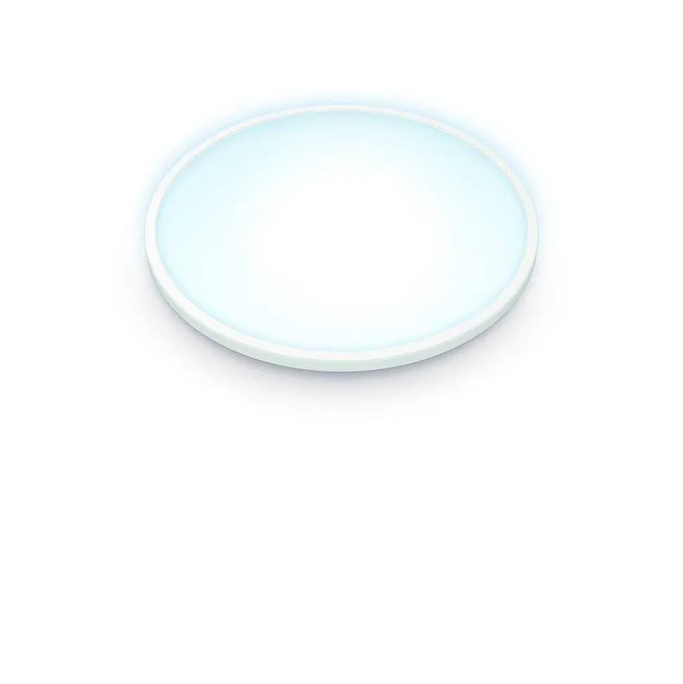 Plafonnier Philips Wiz Super Slim Led Blanc, 1 Lumiere
