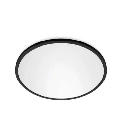 Plafonnier Philips Wiz Superslim Led Noir, 1 Lumiere