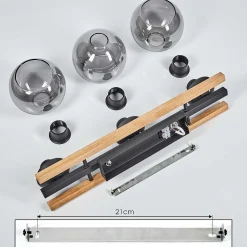 Plafonnier Podre Ecru, 3 Lumieres