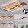 Plafonnier Pompu Led Ecru, Blanc, 1 Lumiere