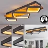 Plafonnier Pompu Led Noir, 1 Lumiere