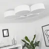 Plafonnier Purus Led Blanc, 1 Lumiere