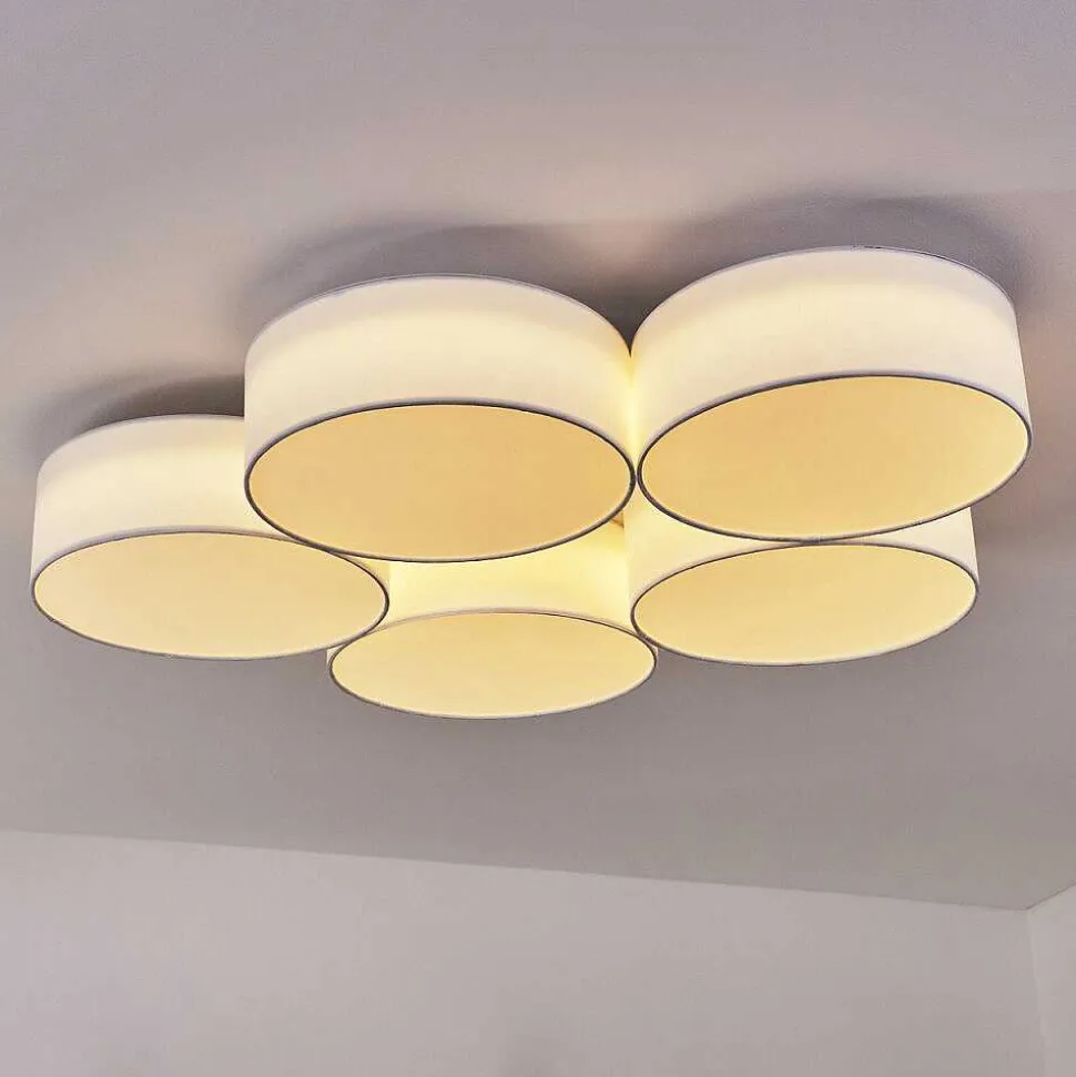 Plafonnier Purus Led Blanc, 1 Lumiere
