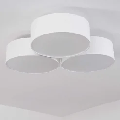 Plafonnier Purus Led Blanc, 1 Lumiere